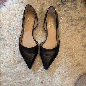 Franco Sarto Black Pointed Toe Heels